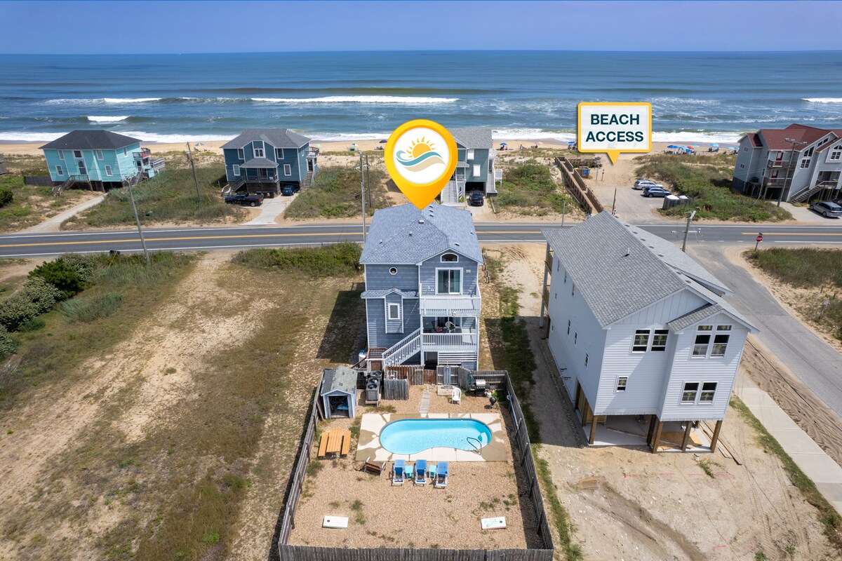 Park Place: Steps to Beach, Pool, Hot Tub, 7BR