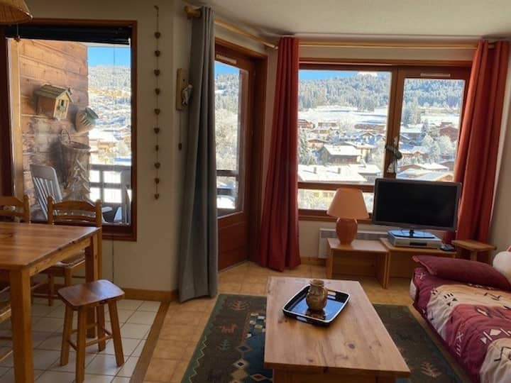 Studio Cosy Avec Parking Privatif Aux Gets - Les Gets