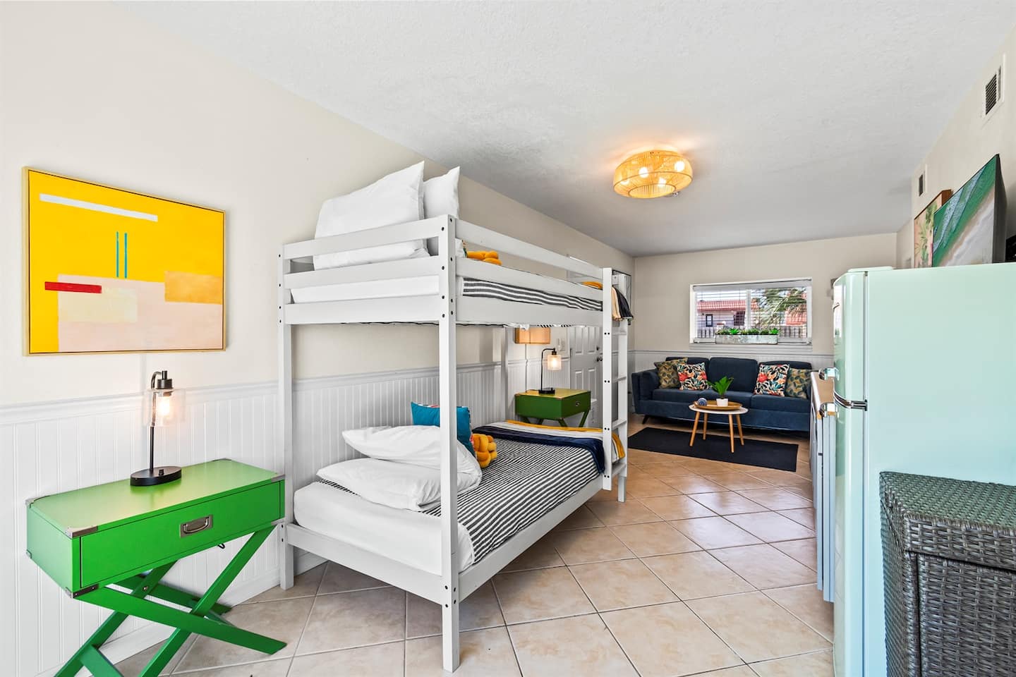 Bedroom Four bunk beds