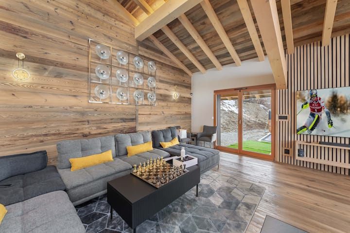 Magnifique Chalet Pour 14 Personnes Au Mont D'arbo - Megève