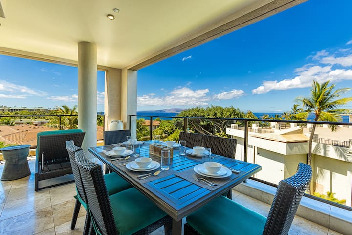 Luxury 3BR Wailea Beach Villa: Ocean Views & A/C
