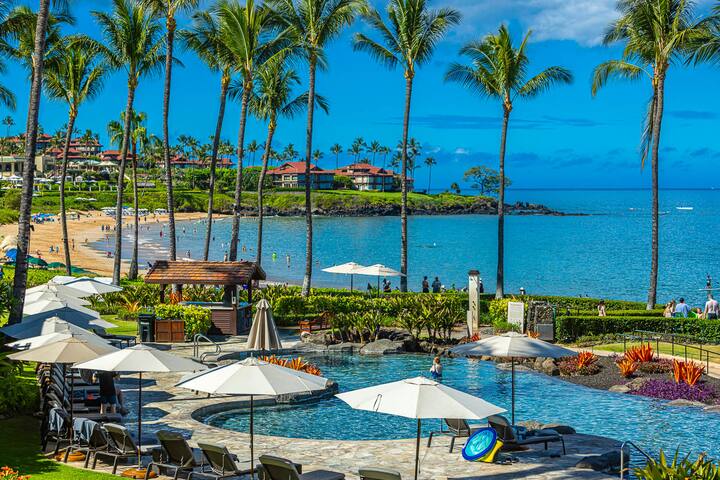 Luxury 3BR Wailea Beach Villa: Ocean Views & A/C gallery image 2