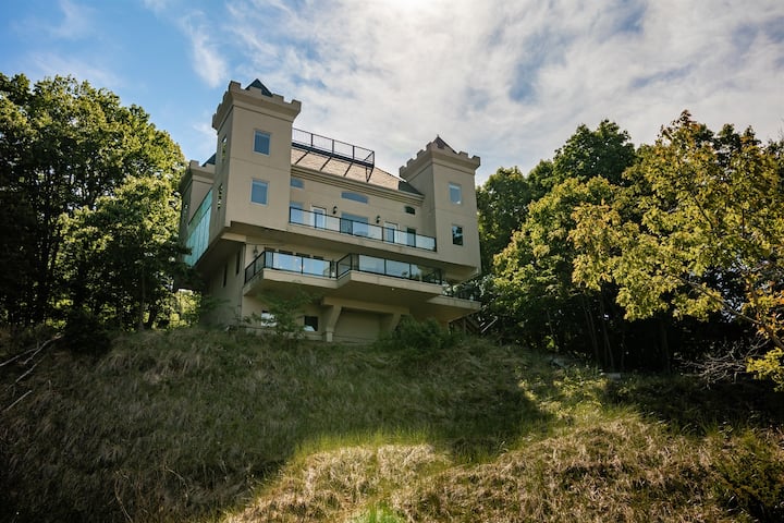 A Castle on Lake Michigan near Silver Lake Dunes