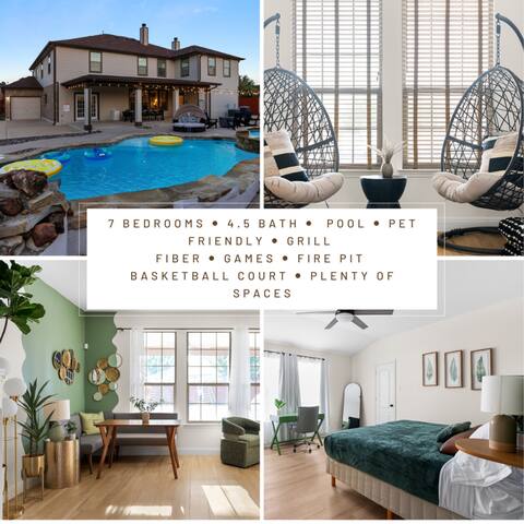 Large Groups House | Pool | Fiber internet