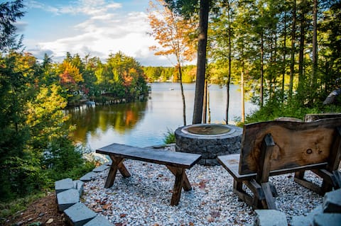 Modern Lakefront Cabin (Pet Friendly, King Beds)