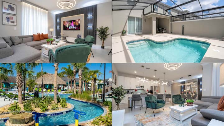 2513 Amazing Townhome W/pool, 4/3 Near Disney