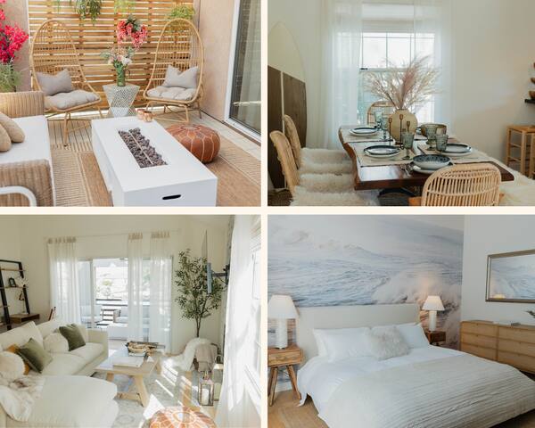 Stylish PB Townhome, Walk to Bay, and Balcony