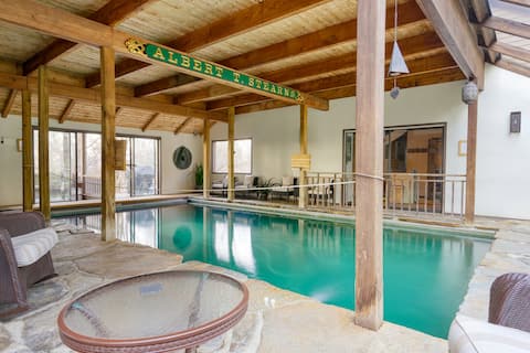 Indoor Pool, Sunroom + Mountain Views | Wellspring