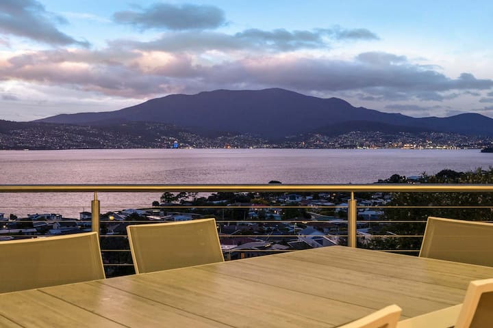 “House on the Hillside” with City Views Sleeps 12.