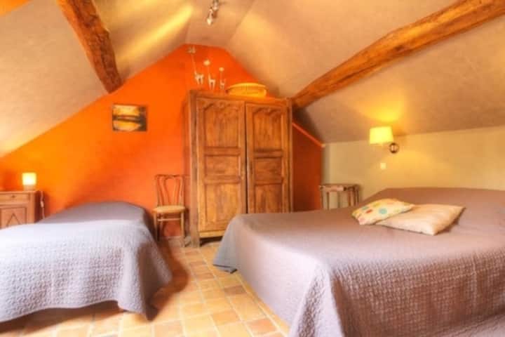 Habitación 1 .ª planta Casa rural para 9 personas