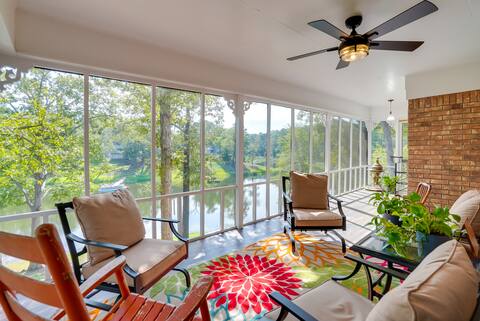 Lakefront Retreat in Jefferson w/ Screened Porch!