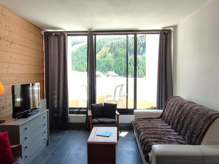 Studio Sud Avec Balcon, Vue Pistes, Wifi - Isola