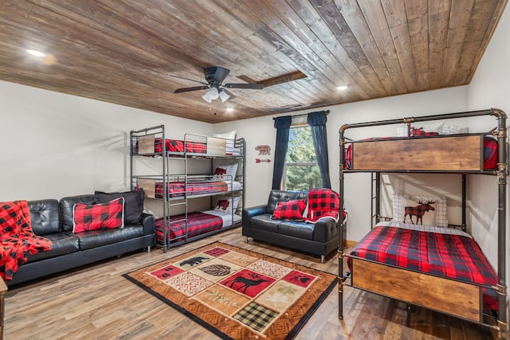 Habitación con literas para niños