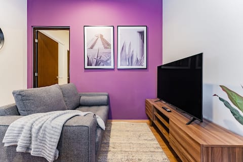 Top performing Airbnb: VH | Nuevo Polanco charming apartment + gym | 420 in Los Manzanos