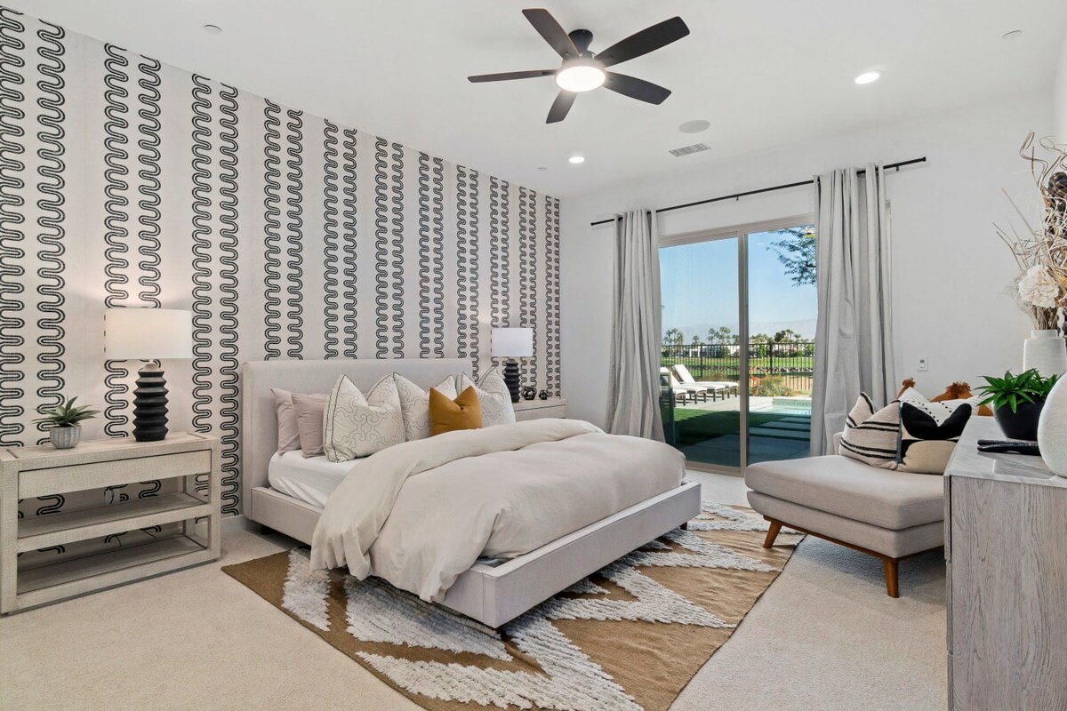 Dormitorio principal con acceso a la puerta corrediza.