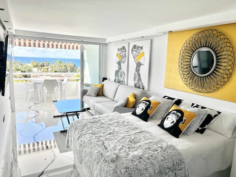 Top Airbnb: Borinquen Luxury 403 Ocean View en Adeje