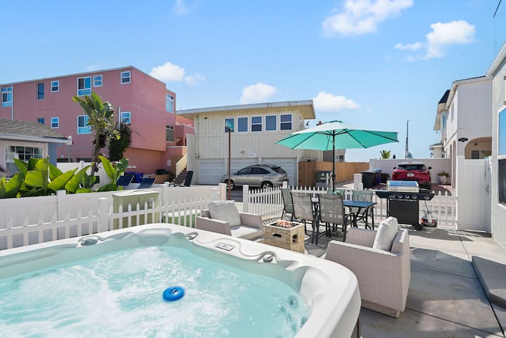 Steps to Ocean | Private Spa | Parking | W&D