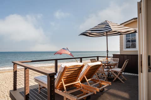Oceanfront Cottage on the Sand at Miramar Beach