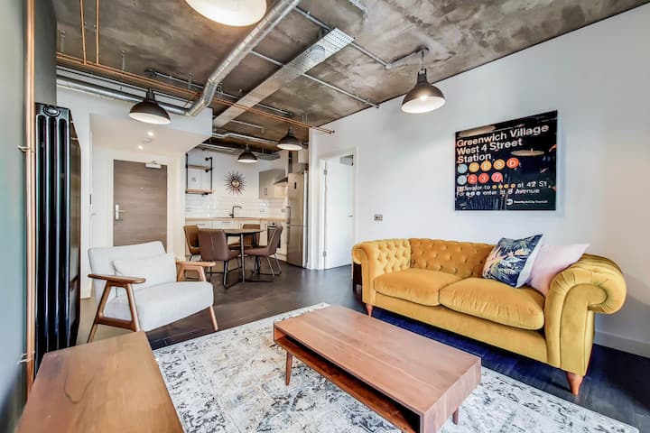 Stylish Loft Style 2br At Ferrum Wembley - 豪恩斯洛