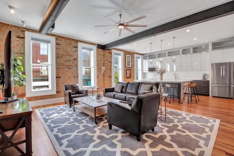 Modern Broughton Loft with Southern Charm