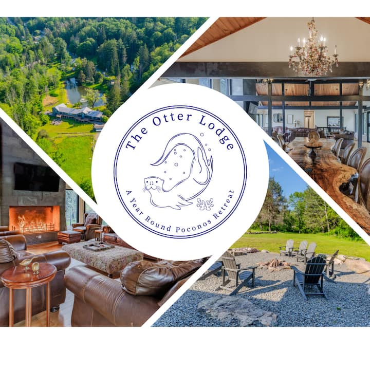 カリブロッジ オッター Otter Lodge - Private Pond! - Houses for Rent in South Sterling