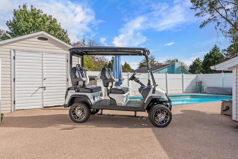 Private Pool Luxe Golf Cart (By Beach Star)
