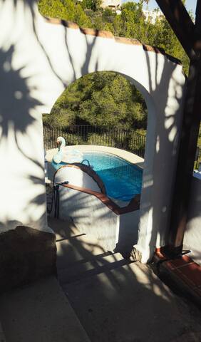 Entire home with 3 bedrooms in Dénia - Holiday home with sea view and heated pool