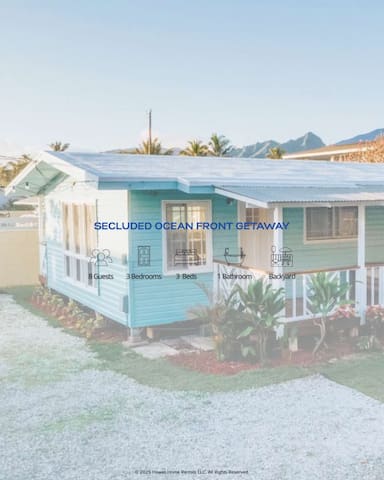 Secluded Ocean front getaway