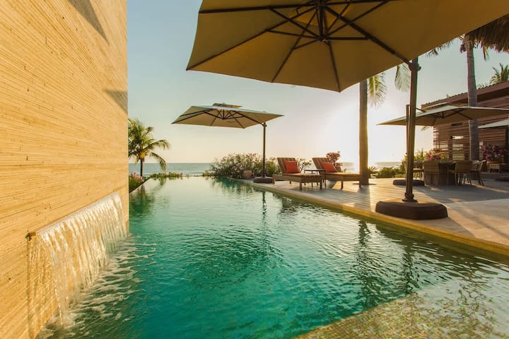Steps To Beach: Luxury Villa W/ Private Staff - Punta Mita