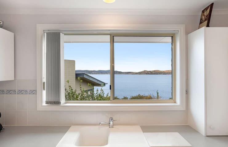 “Seaside Serenity” with views, Sleeps 9, 3 bath.