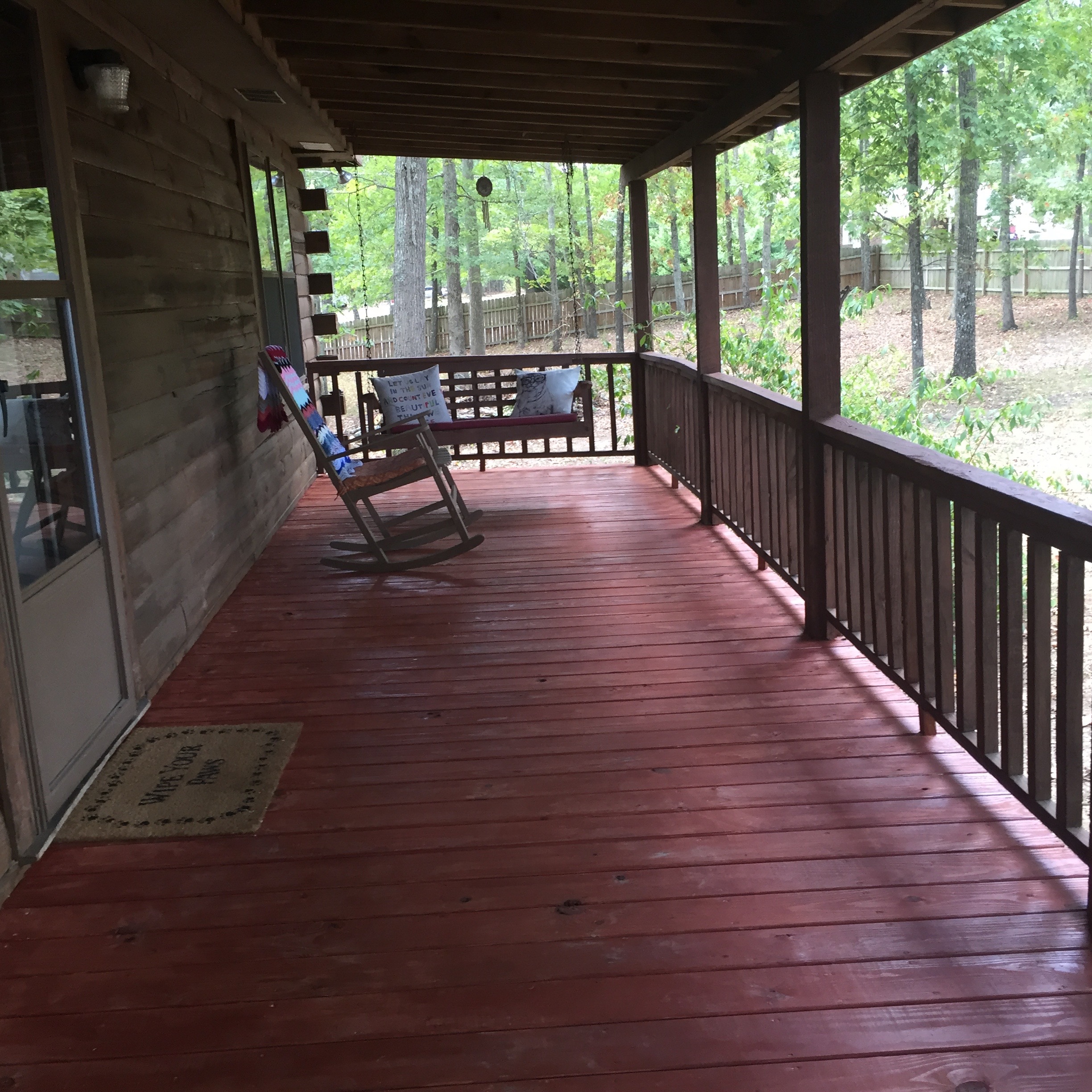 Log Cabin on wooded acre Cabins for Rent in Tuscumbia, Alabama