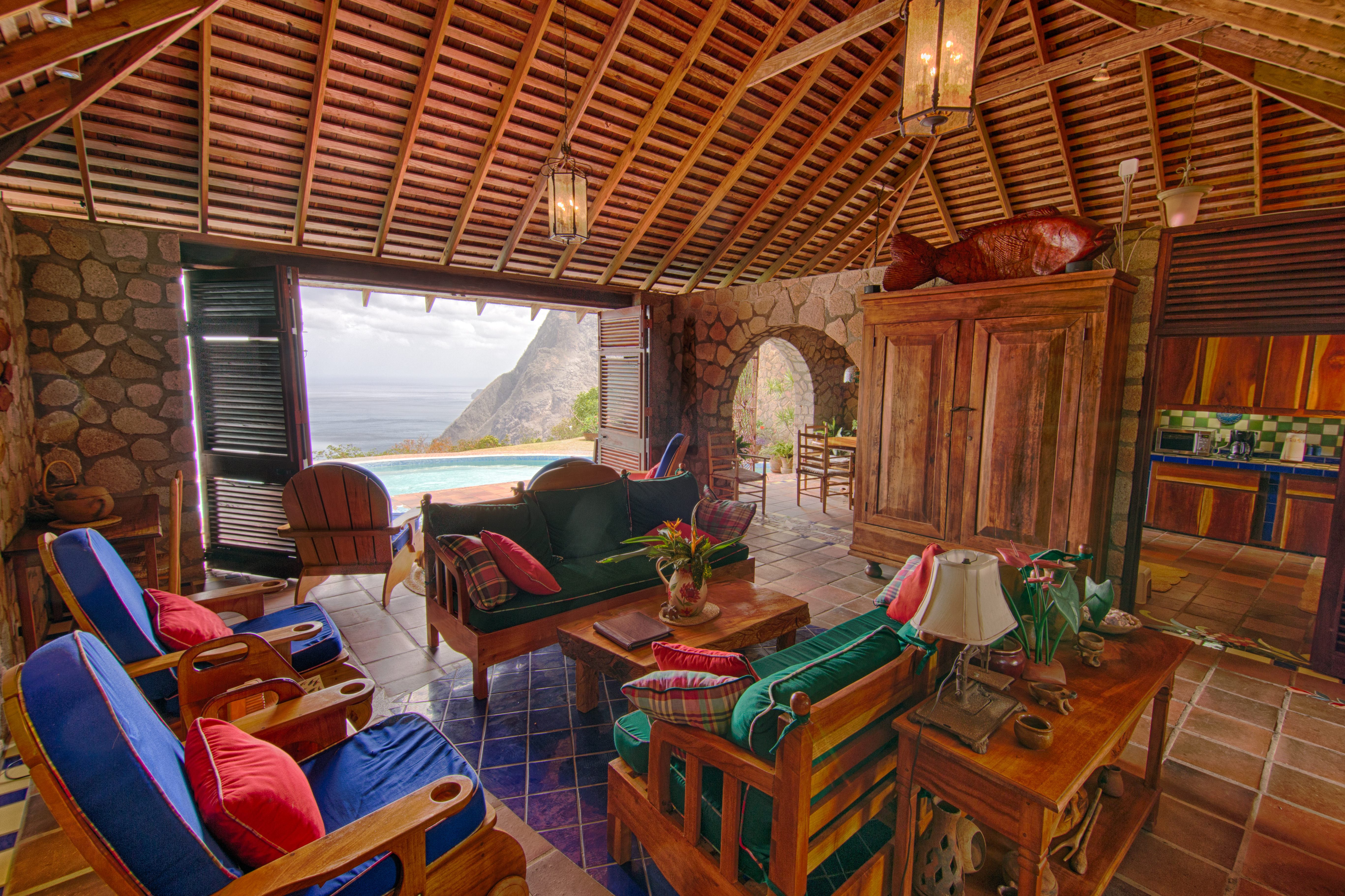 Villa Piton Caribbean Castle