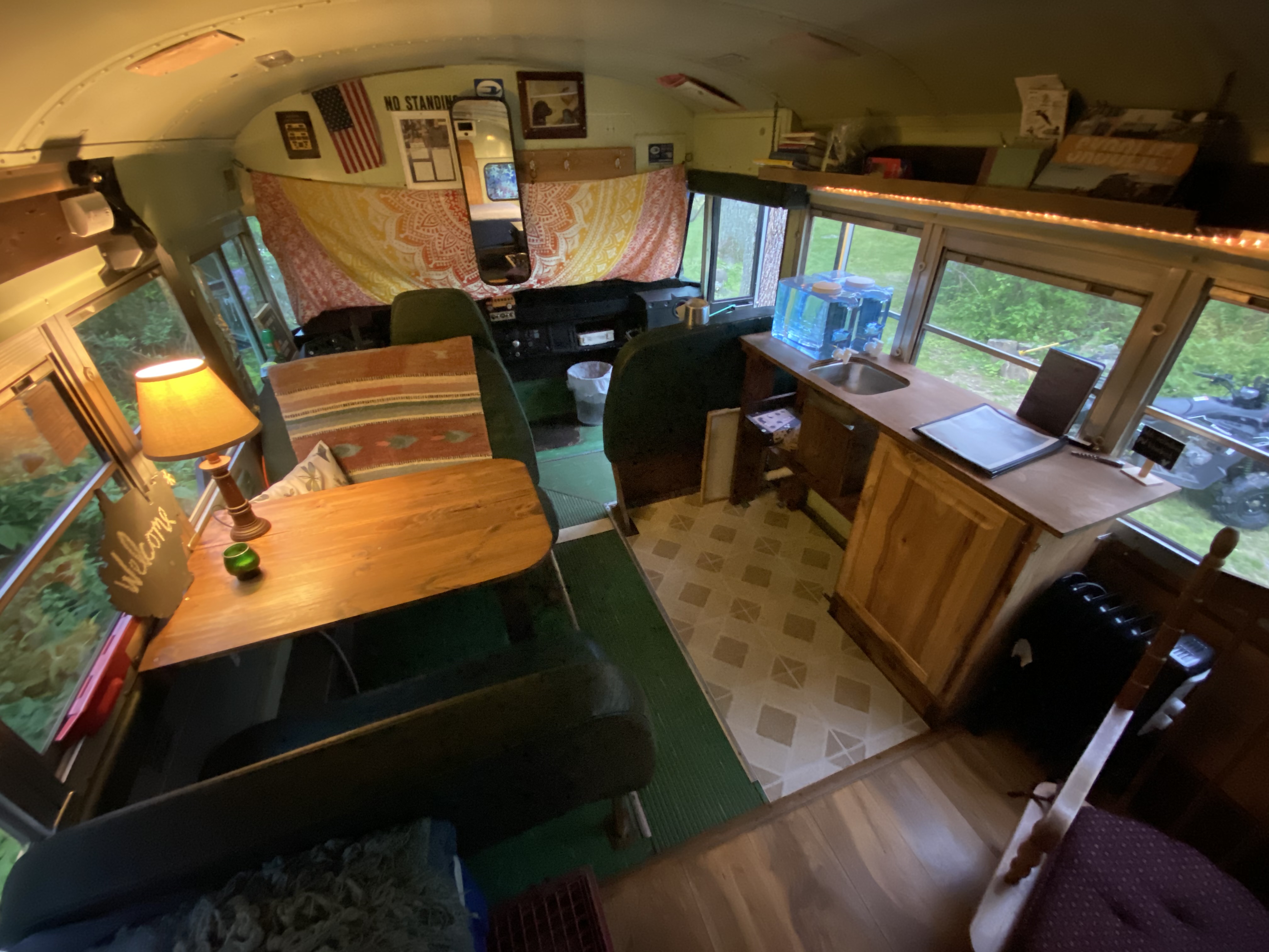 Cozy School Bus Conversion Tiny houses for Rent in Shepherdstown