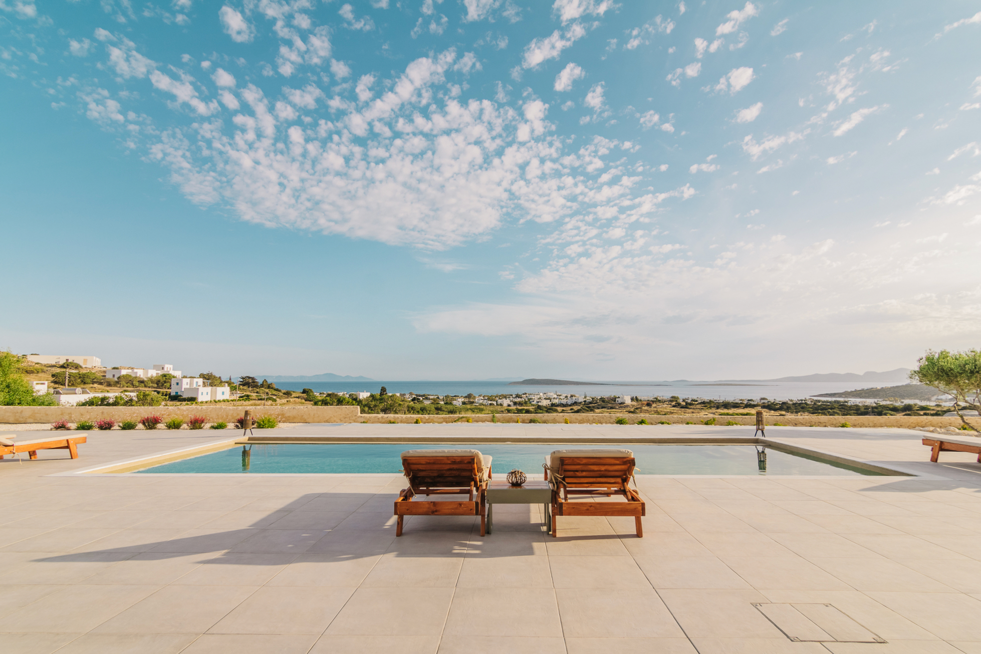 Pool & Seaview Suite 2 in Aliki with shared Pool