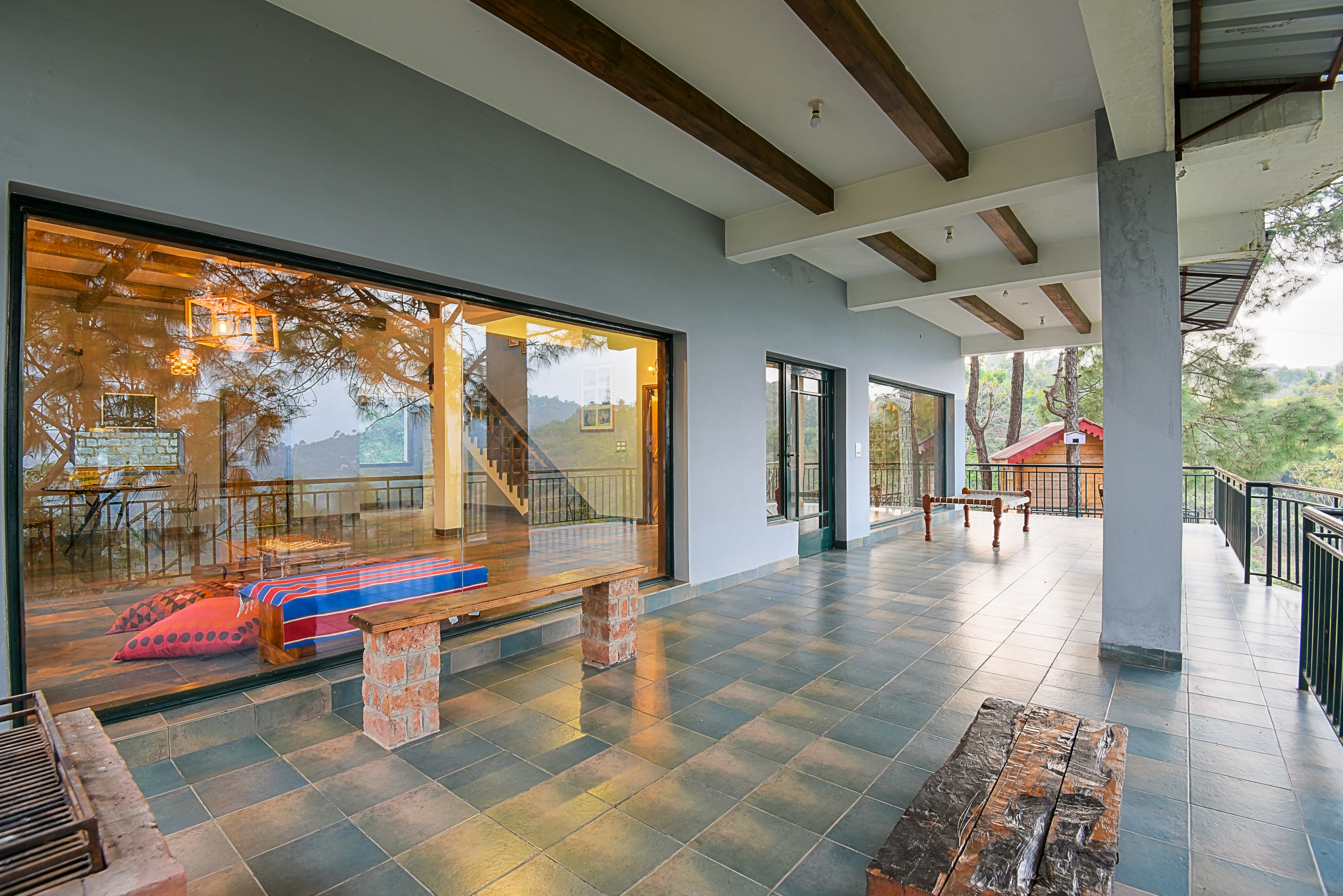 Pinewood Sunrise With Treehouse And Barbeque Houses For Rent In Kasauli Kuthar Himachal Pradesh India