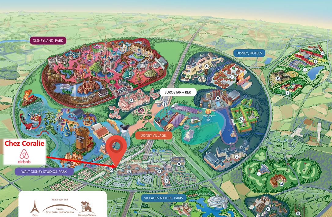 Disneyland Paris 70m Face Parc Place Ariane Apartments For Rent In Serris Ile De France France
