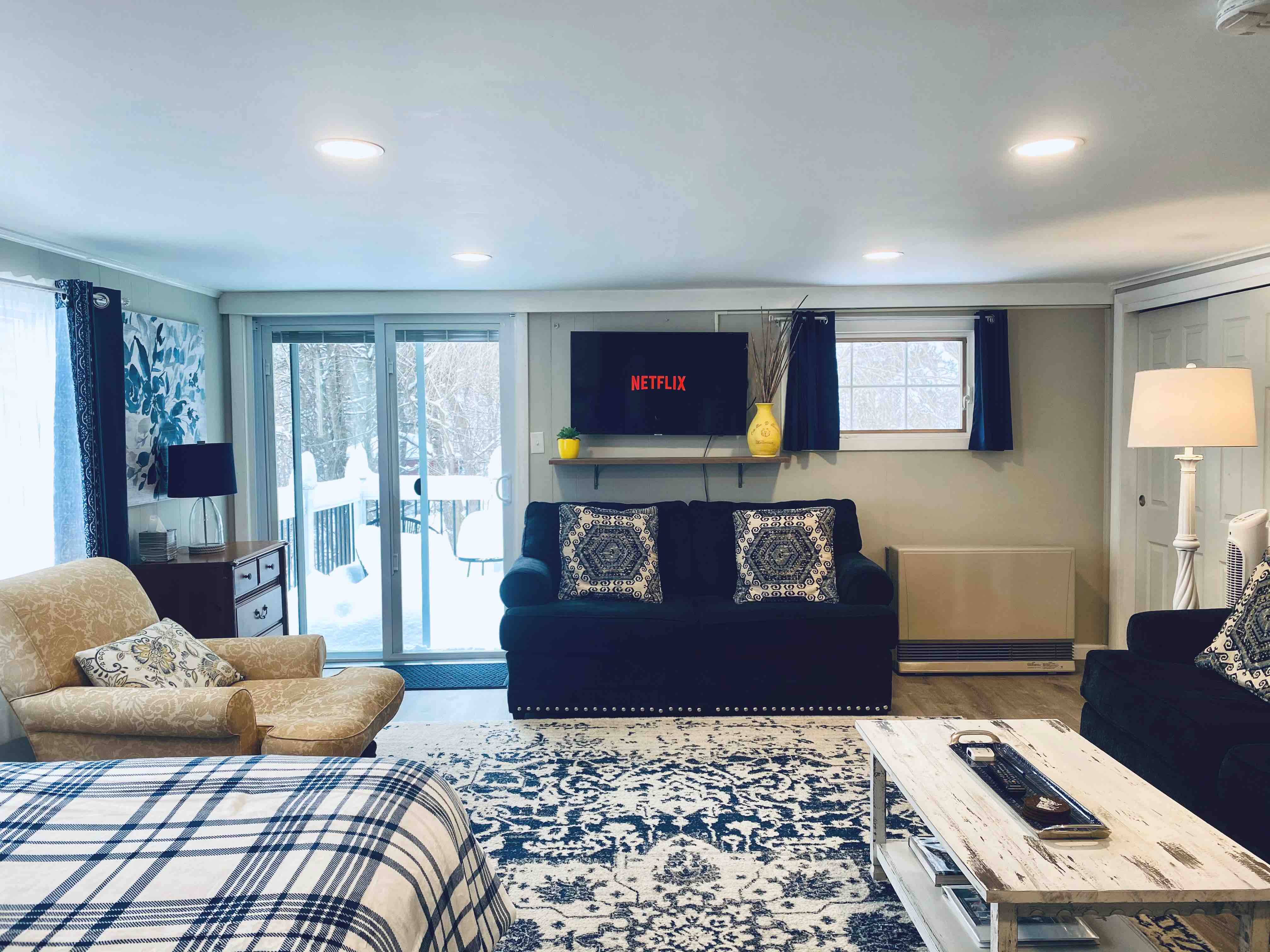 In town, newly renovated studio with private deck Apartments for Rent