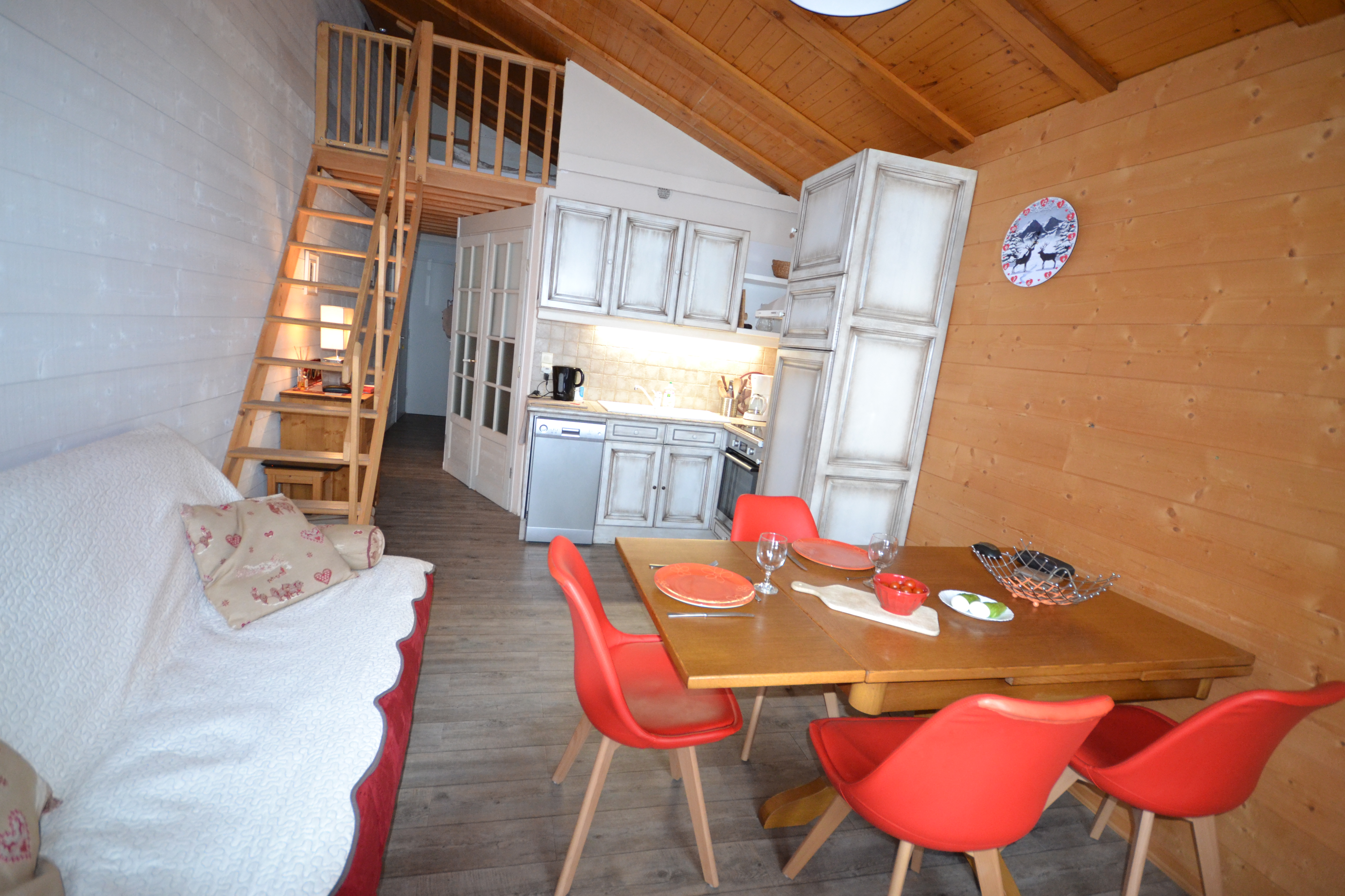 app 4/6 pers à la montagne aux Saisies