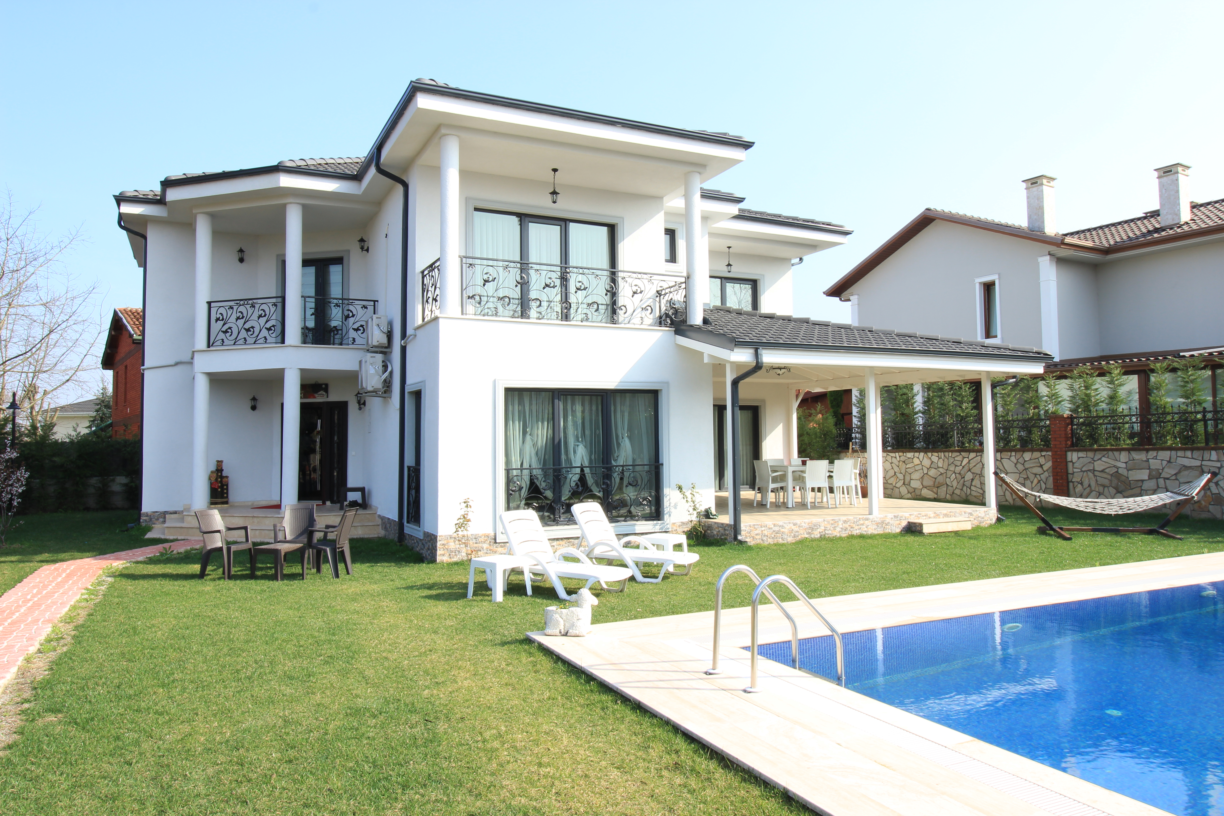 sapanca villa moonlight havuzlu mustakil lux villa sapanca sehrinde kiralik villalar sakarya turkiye