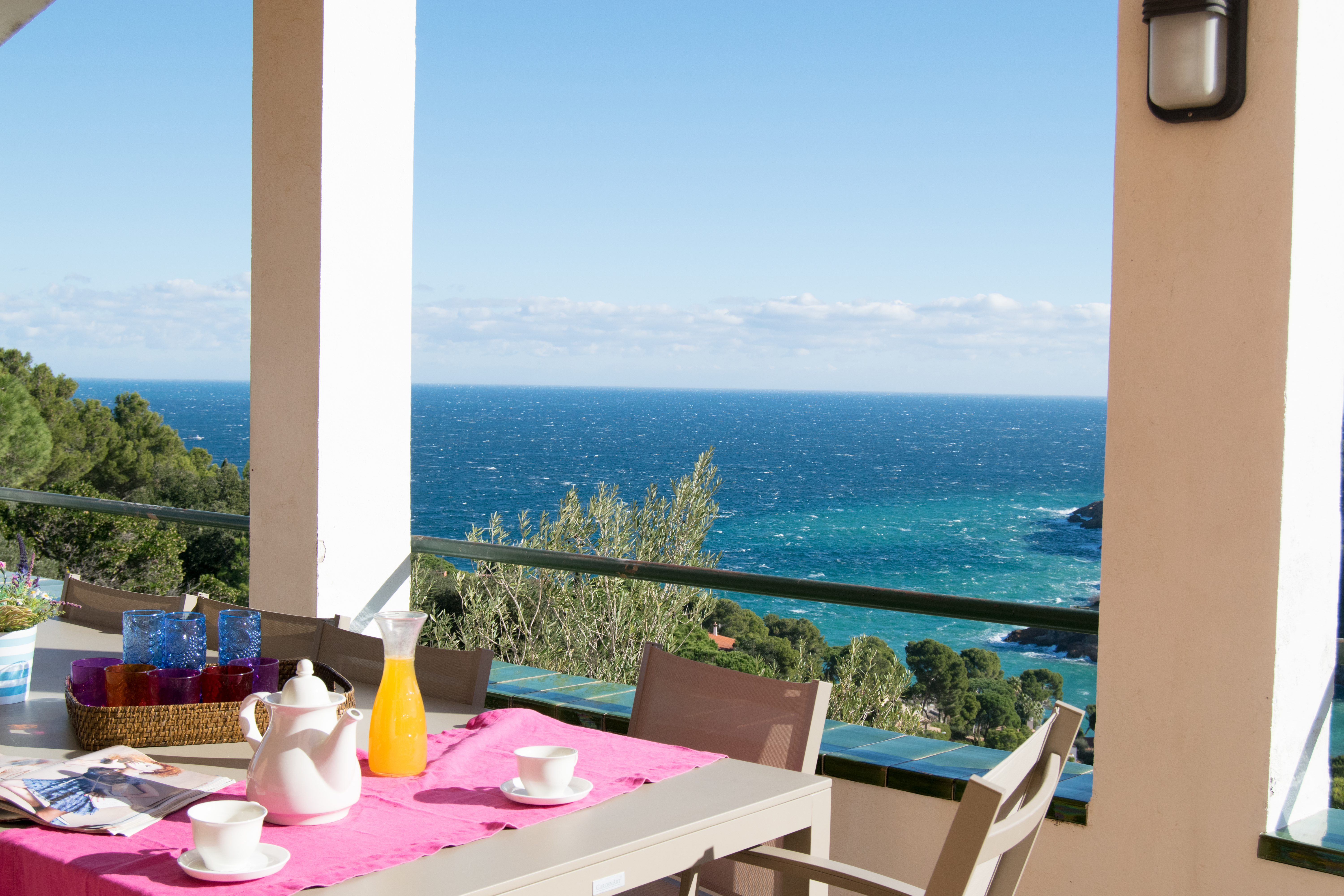 Villa with sea views. Pool. Sa Riera, Begur.