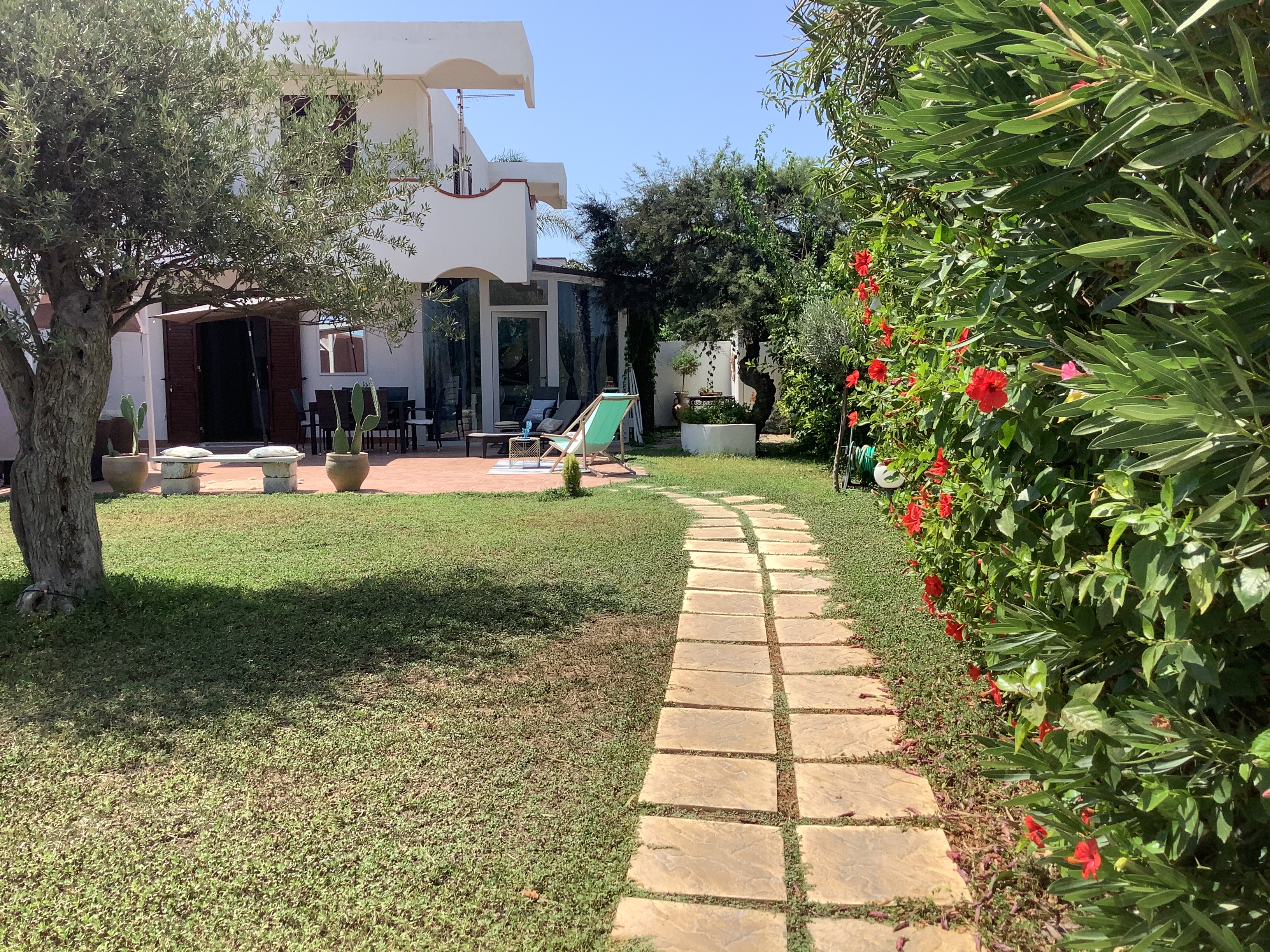 leisure villa on the beach