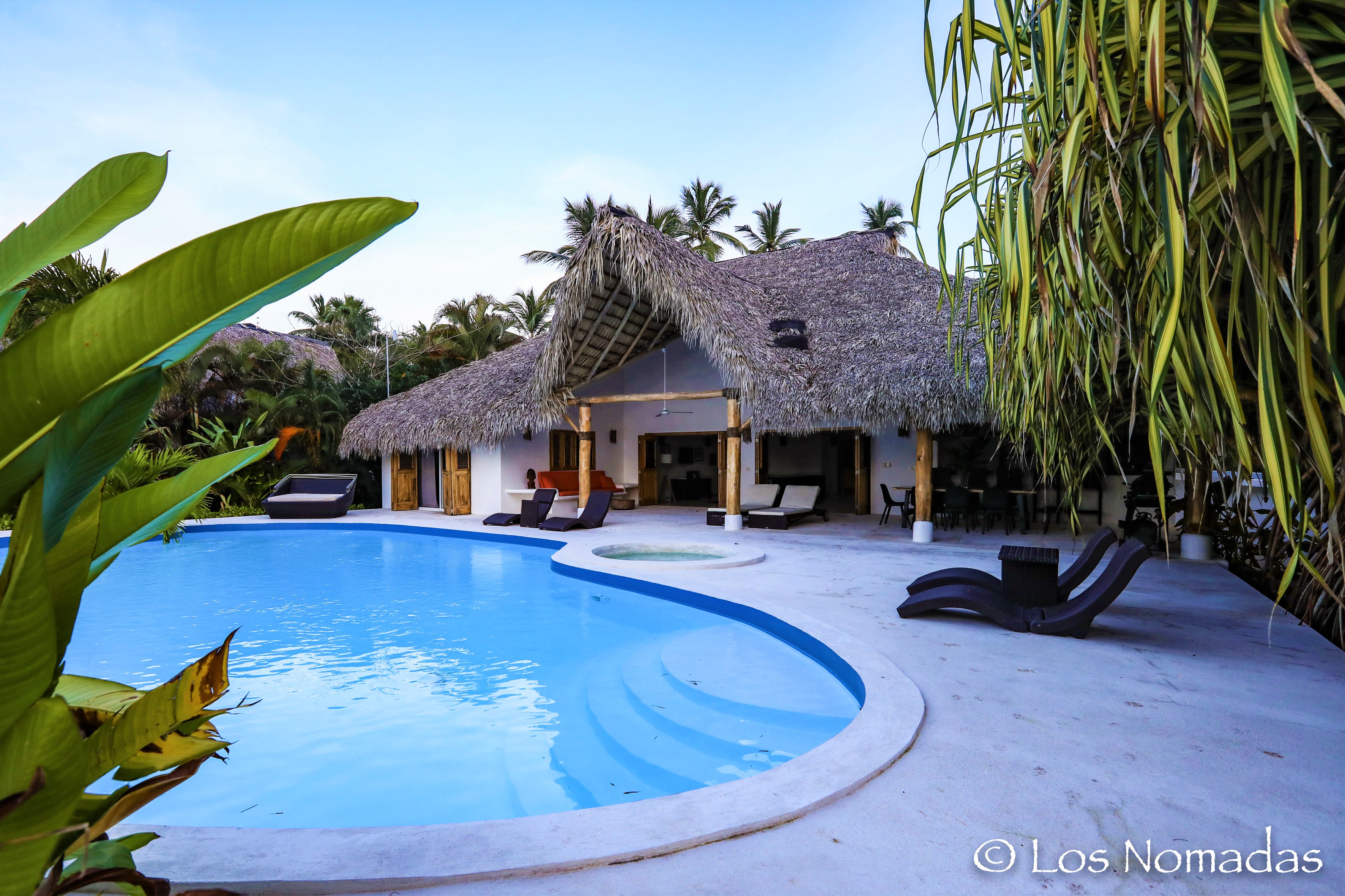 Beautiful beachfront villa Los Nomadas Playa coson Villas for Rent in