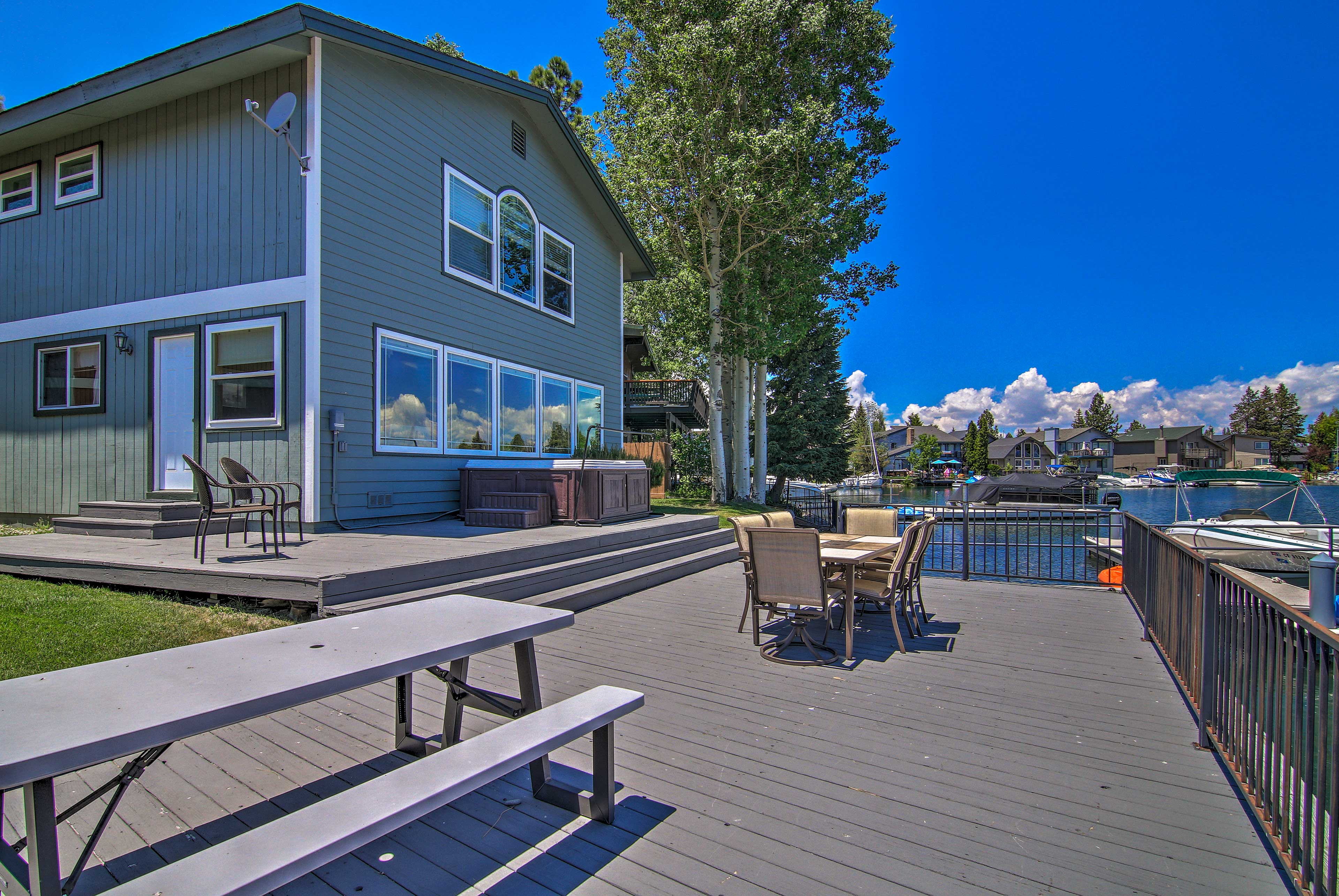 Waterfront Lake Tahoe Retreat w/ Private Boat Dock Houses for Rent in