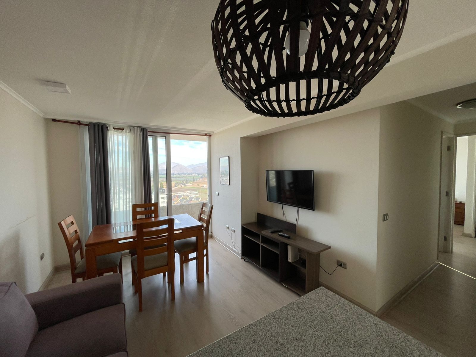 Beautiful apartment furnished, front mall arauco
