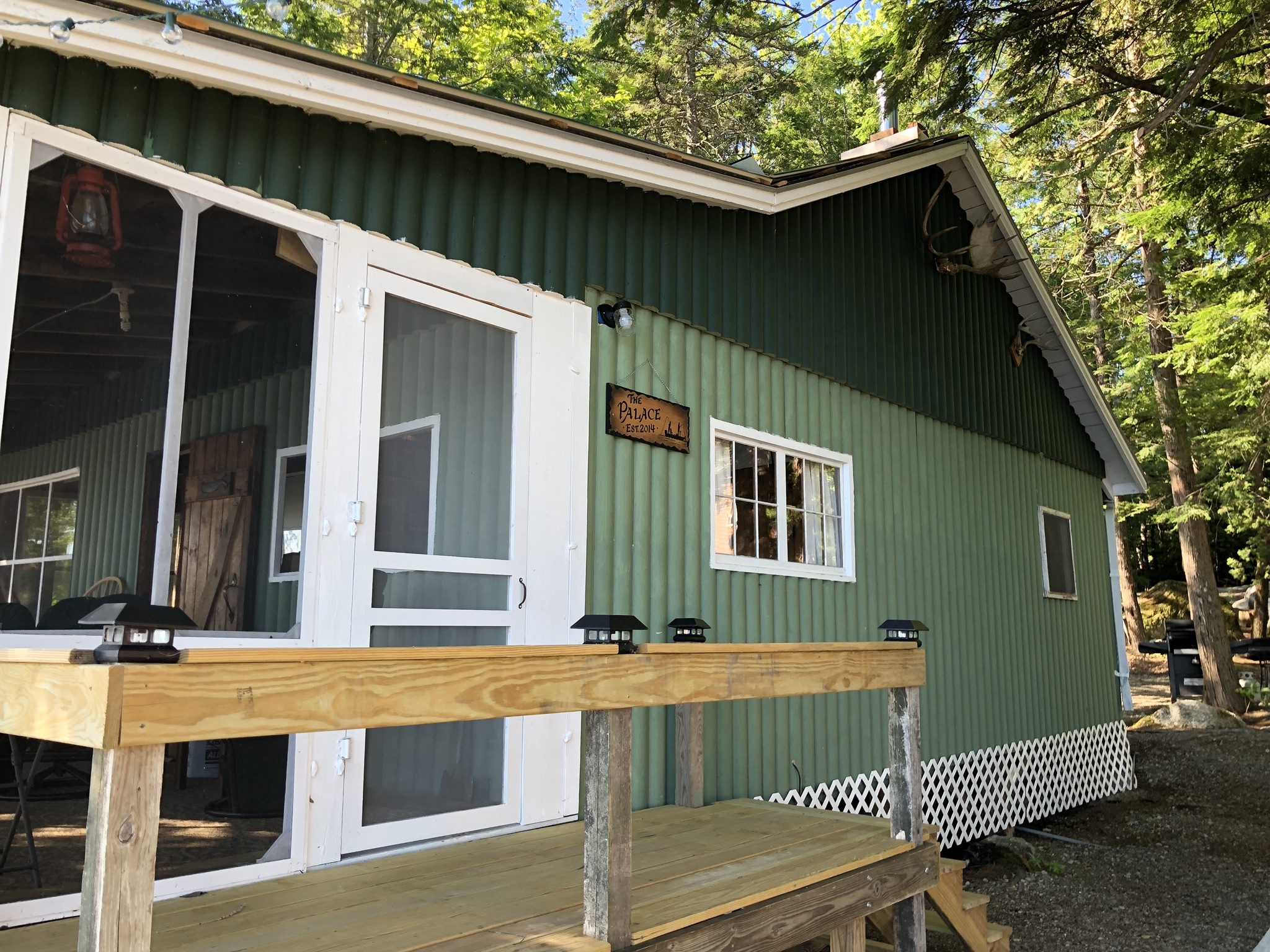 Lakefront Cabin on Beech Hill Pond near Acadia Cabins for Rent in