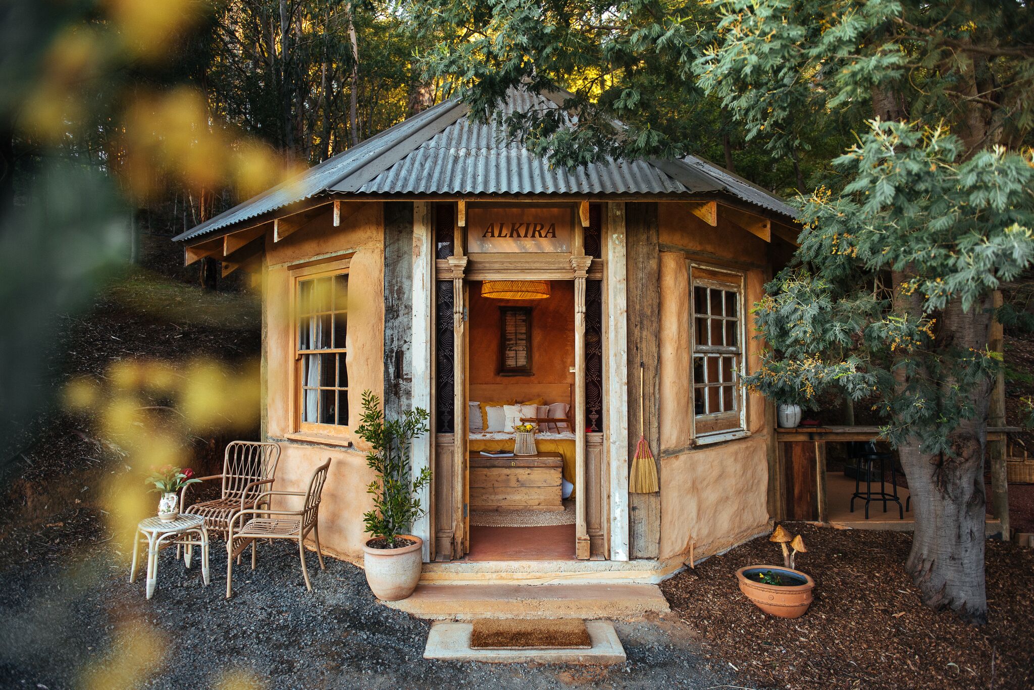 The Yurt farm stay in Emerald Alkira Glamping