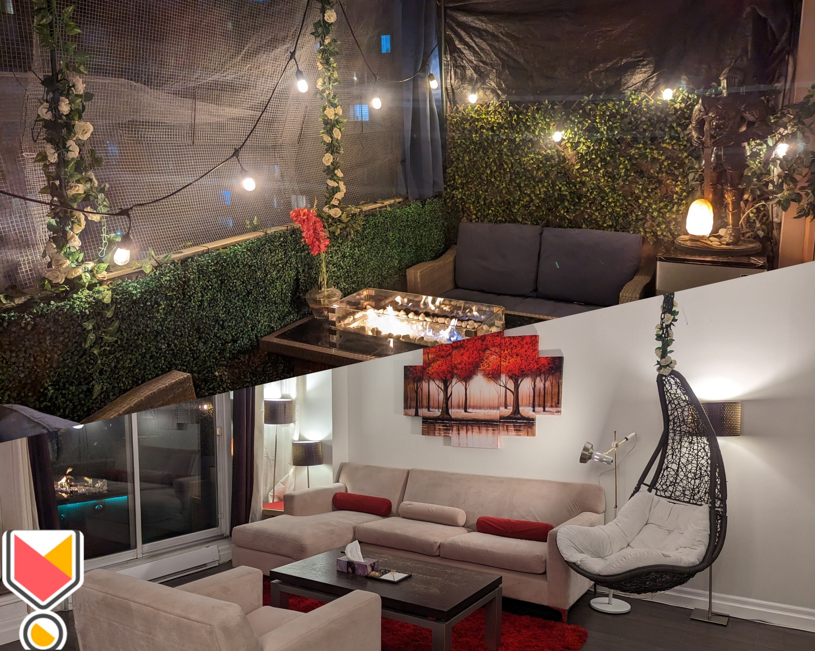 SweetnSour❤️Private Patio+Free Parking Entire Loft