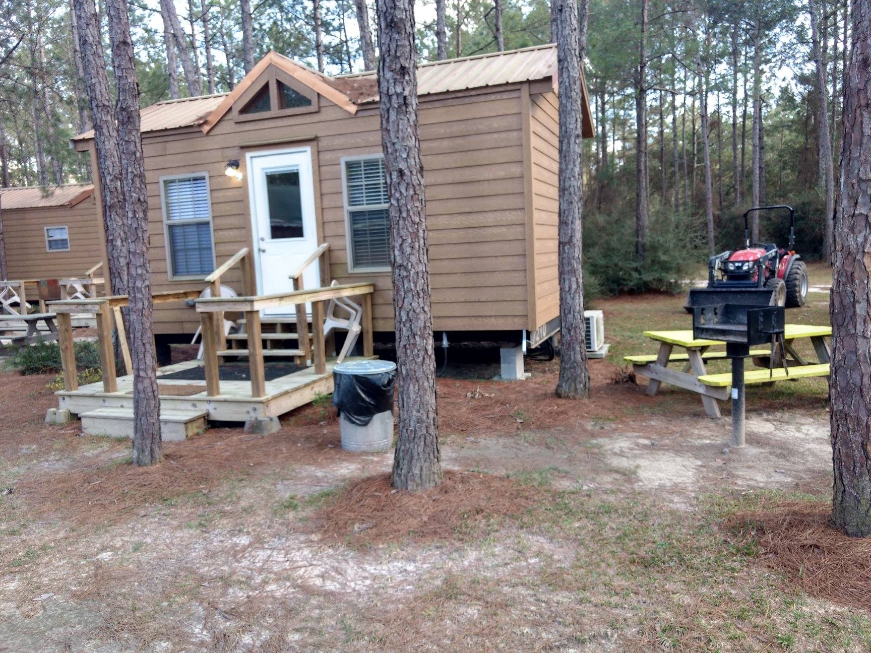 The Cindy Cabin at Jellystone Elberta Cabins for Rent in Elberta