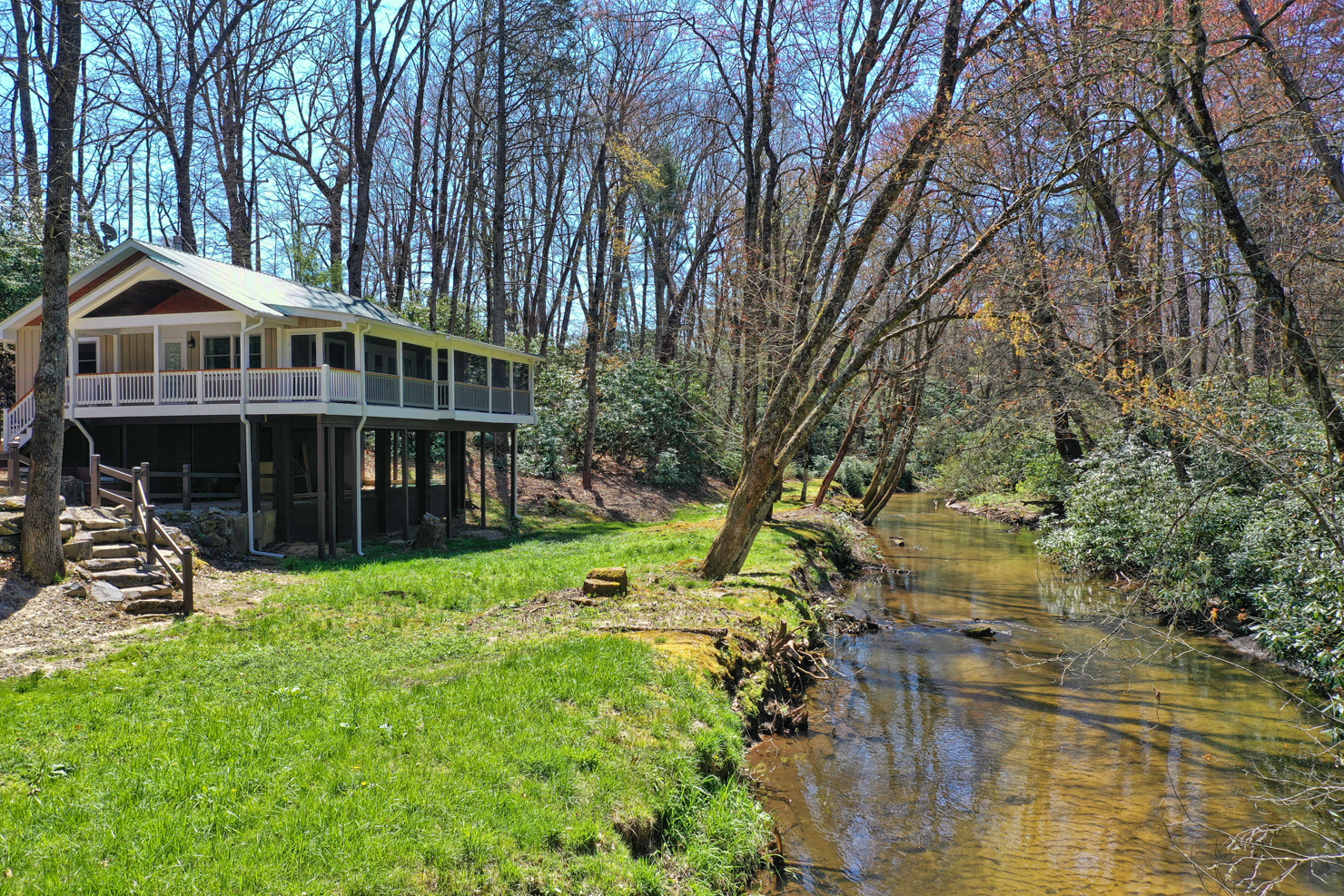 450ft Creek Frontage,2020 Reno, Pets, Cashiers
