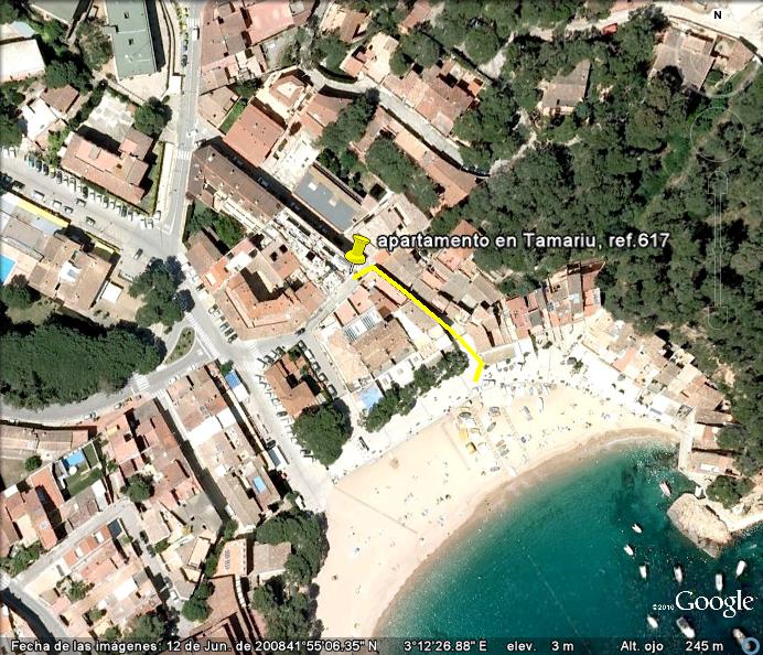 Apartment 2 minutes walk from the beach.